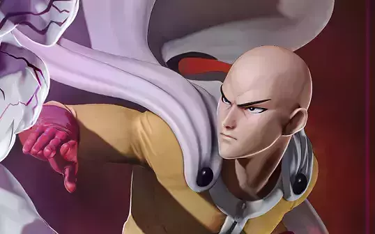 Saitama vs Boros - One Punch Man 3D print model