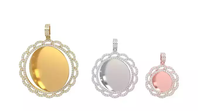 Picture pendant 1-2 inch N 88