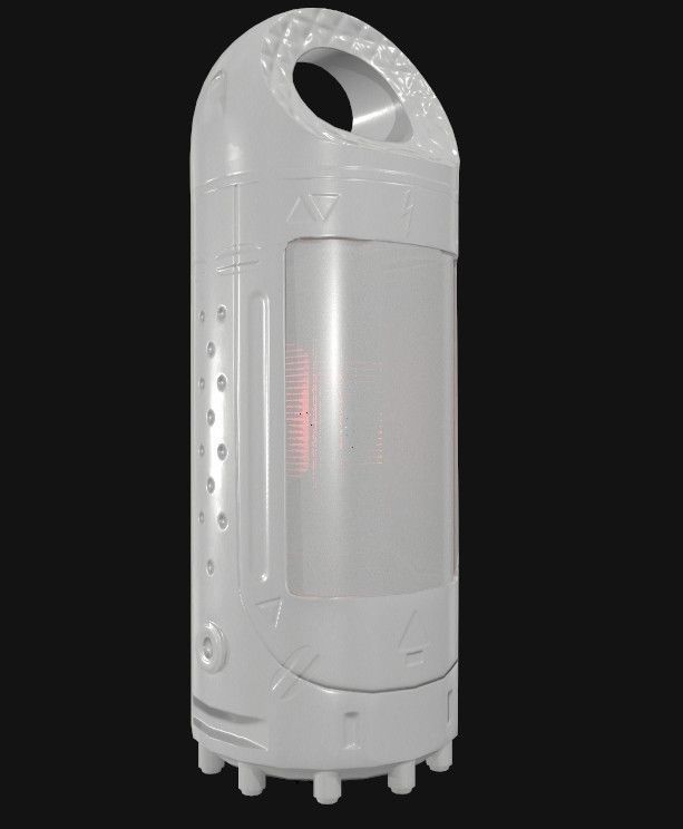 Sci-Fi Teleportation Device Low-poly 3D model_21