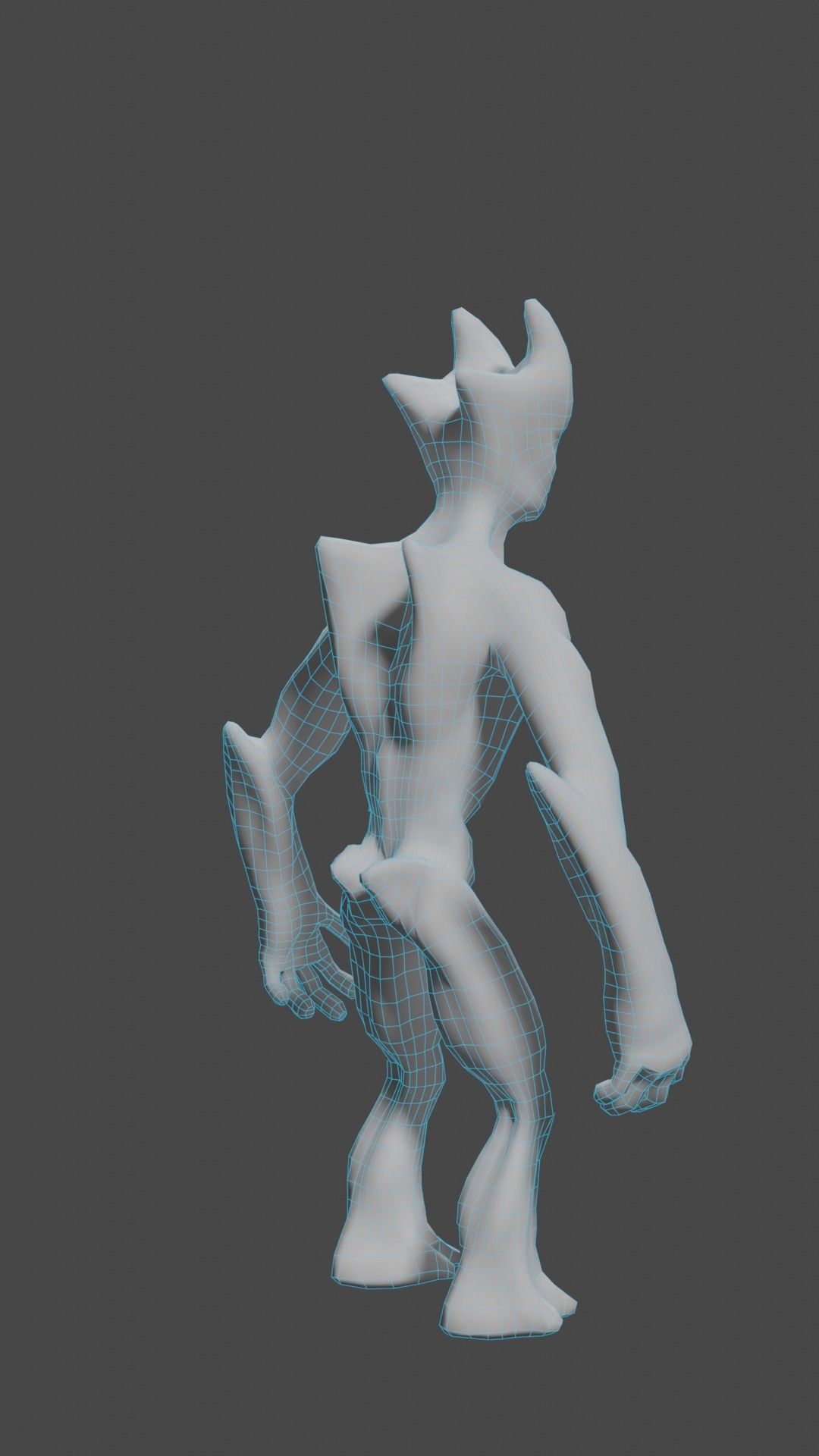 Lava giant guardian low poly Low-poly 3D model_6