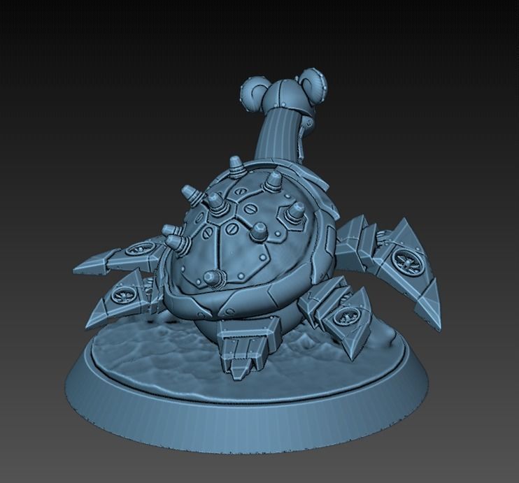 Mecha Lapras Pokemon 3D print model_3