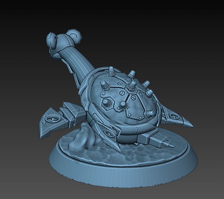 Mecha Lapras Pokemon 3D print model_2