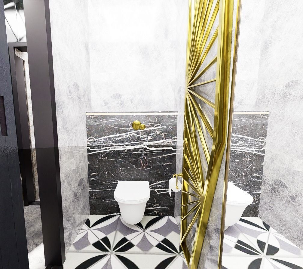 Luxury cafe 3D model_20