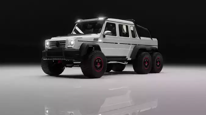 Brabus G63  Low-poly 3D model