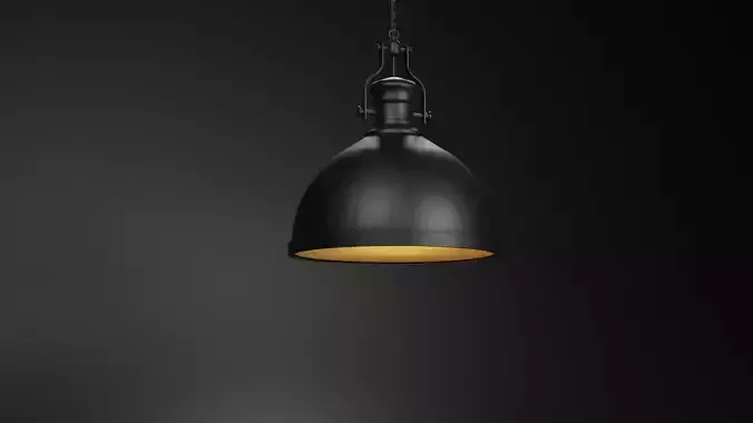 Industrial ceiling Lamp - 2k textures 