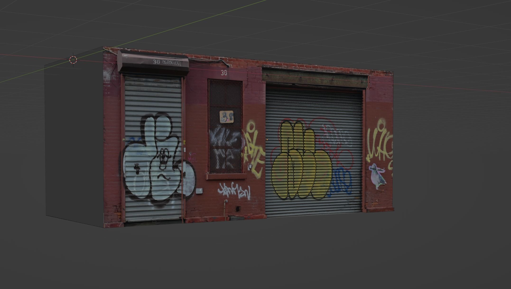 New York Small Commercial Building 3D model_2