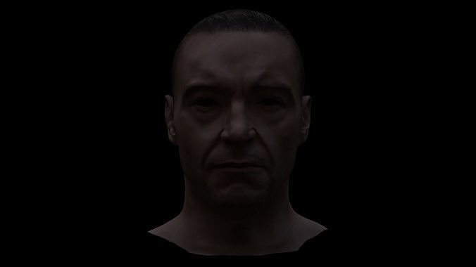 Hugh Jackman Head 3D model