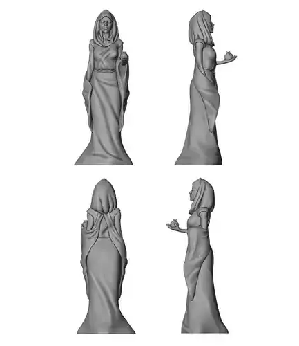 Chess figurine queen 3D print model