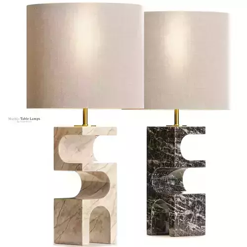Boveda Stone Table Lamp 3D model