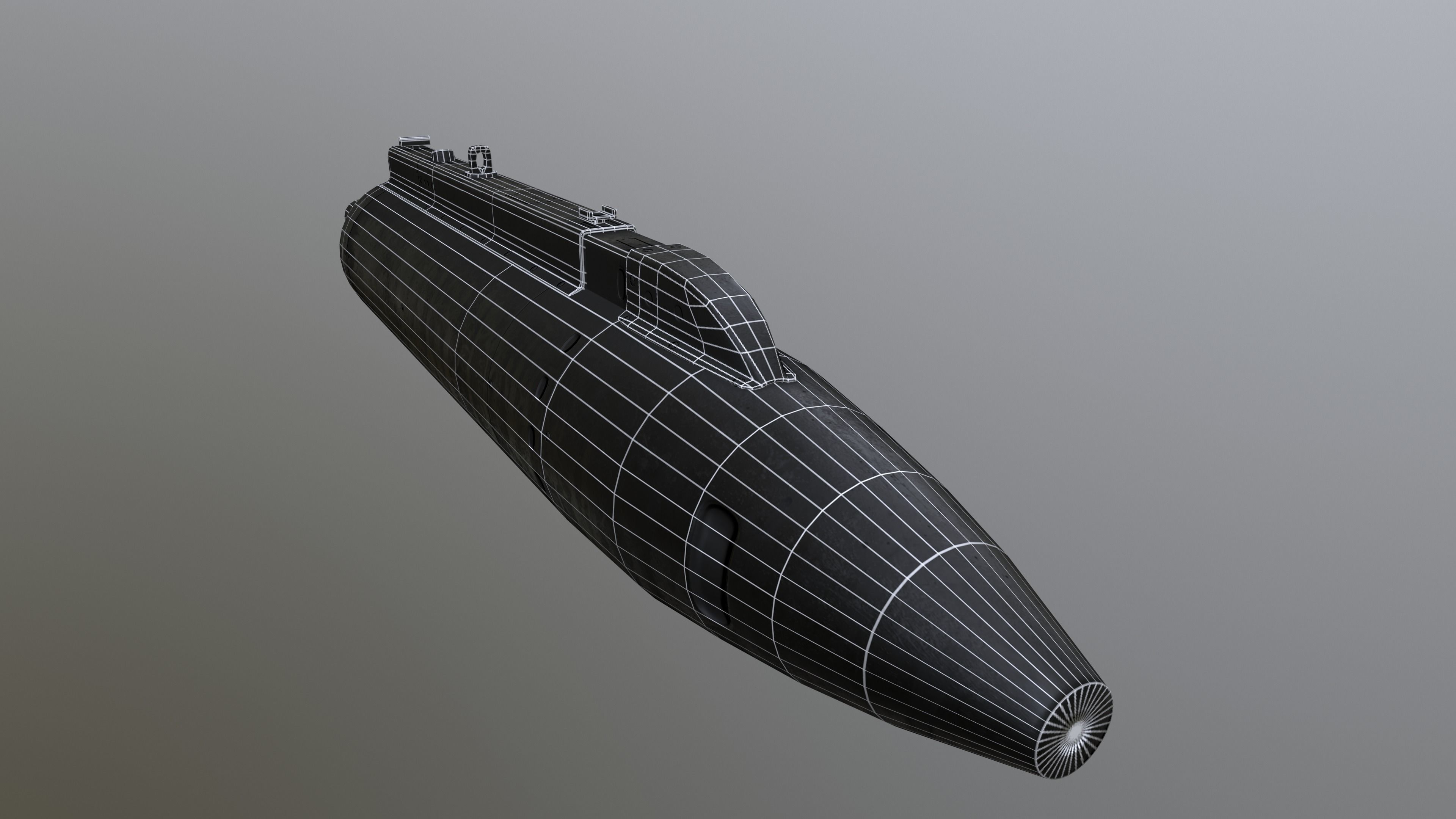 Game ready ORO-57K launcher unguided rockets Low-poly 3D model Low-poly 3D model_9