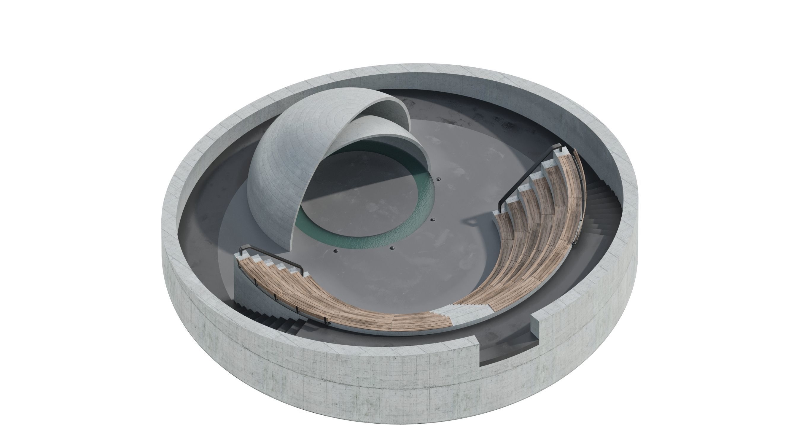 Amphitheater  3D model_7