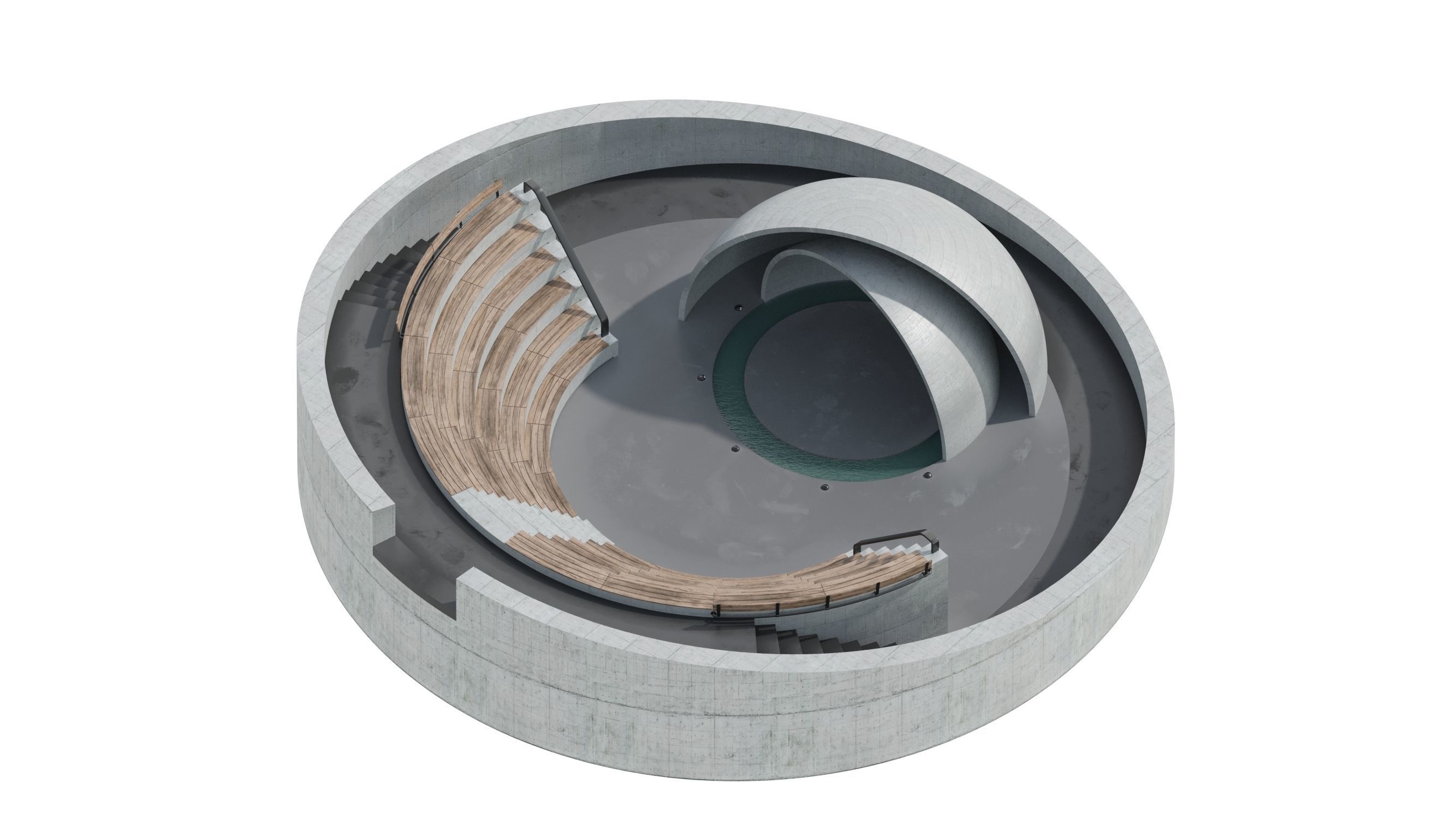 Amphitheater  3D model_2