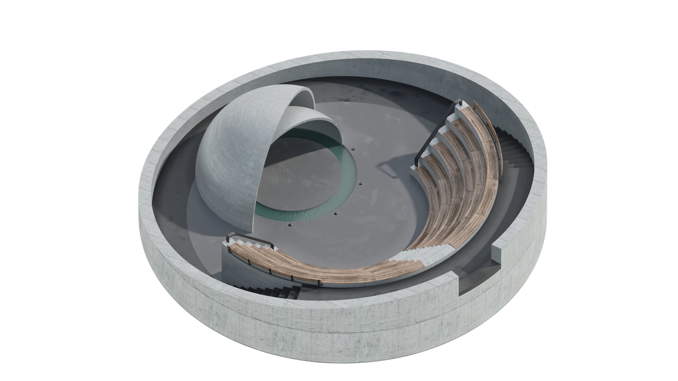 Amphitheater  3D model_8