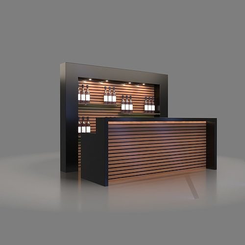 Bar Counter 3D model