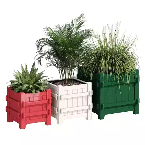 Classique crate planter set
