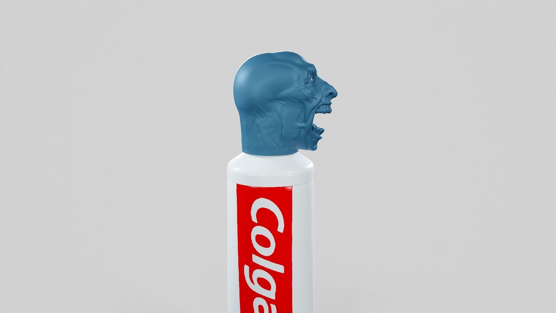 Zombie - Toothpaste Cup STL 3D print model_22