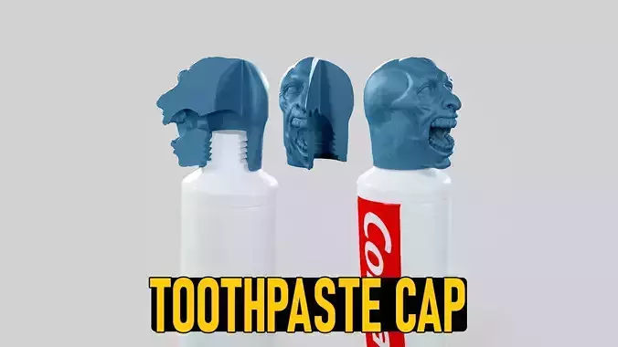 Zombie - Toothpaste Cup STL 3D print model