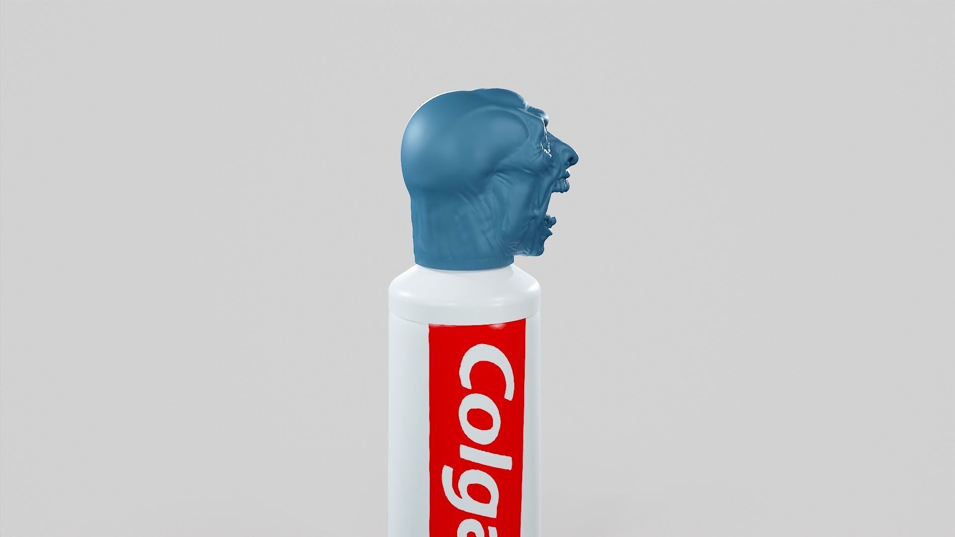 Zombie - Toothpaste Cup STL 3D print model_23