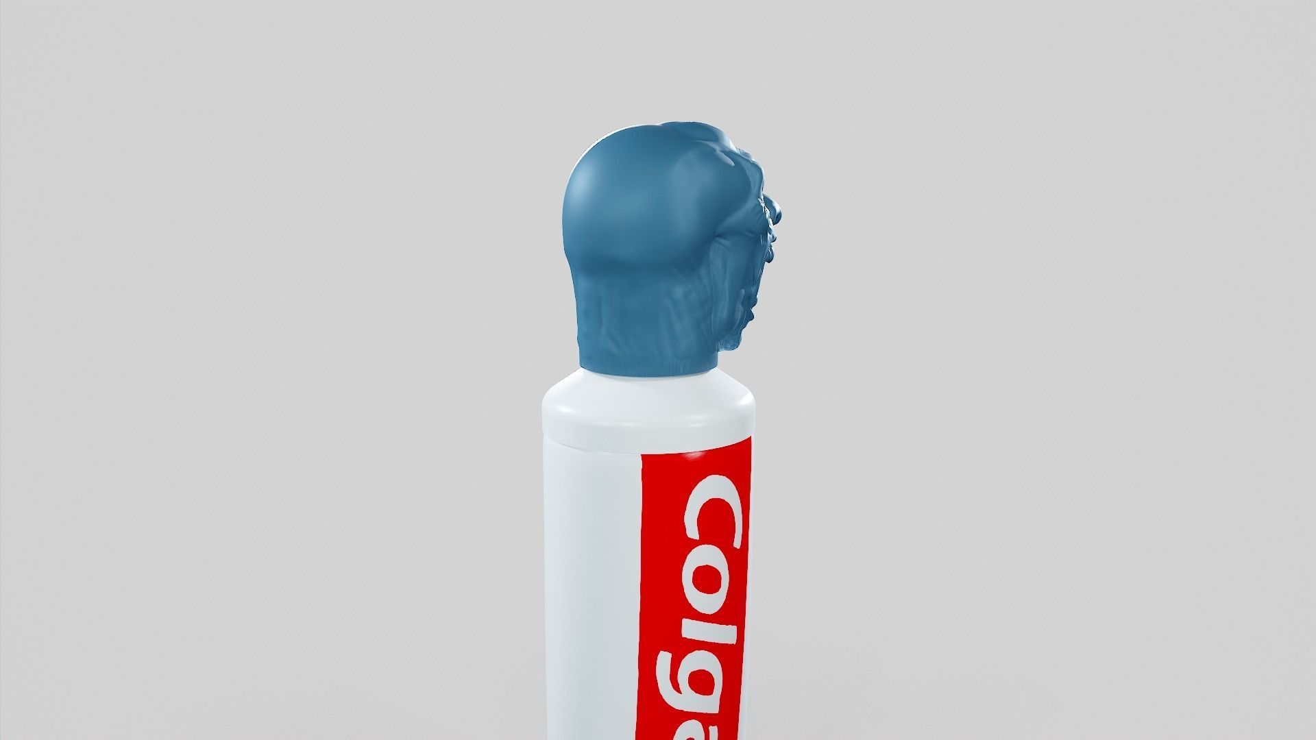 Zombie - Toothpaste Cup STL 3D print model_8