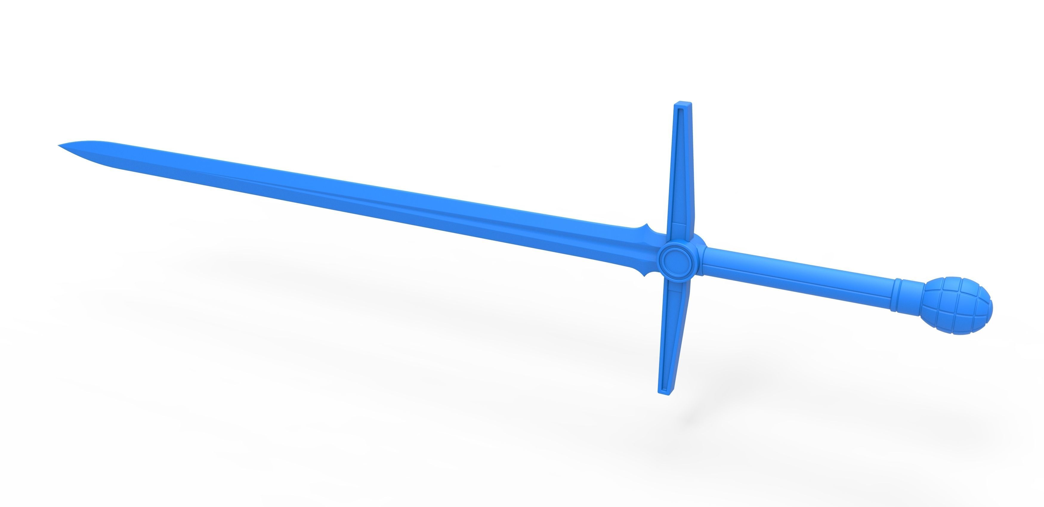 Necrosword of Gorr from the movie Thor Love and Thunder 3D print model_18