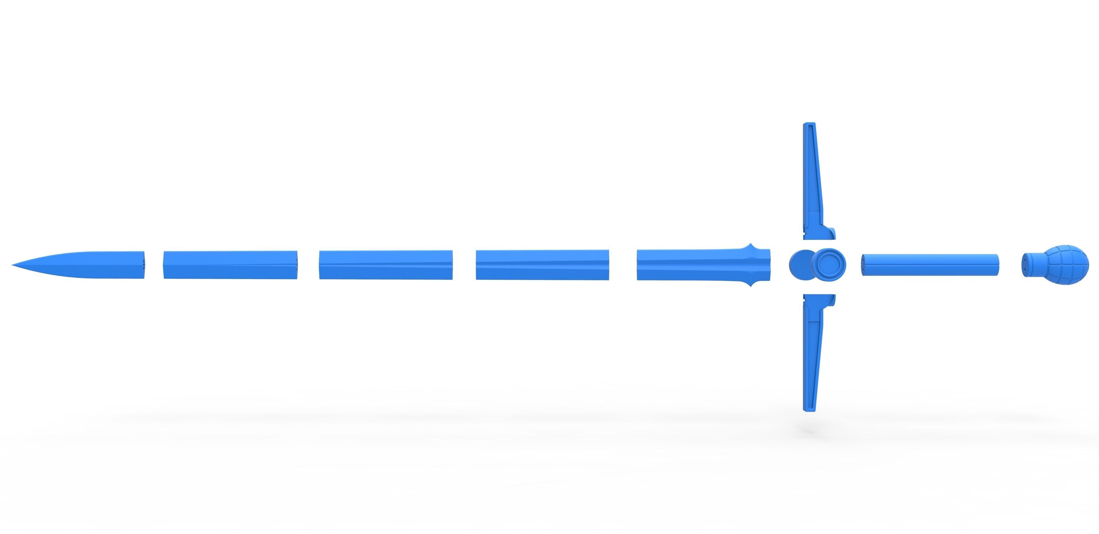 Necrosword of Gorr from the movie Thor Love and Thunder 3D print model_24