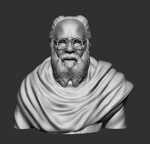 Periyar E V R portrait 3D print model