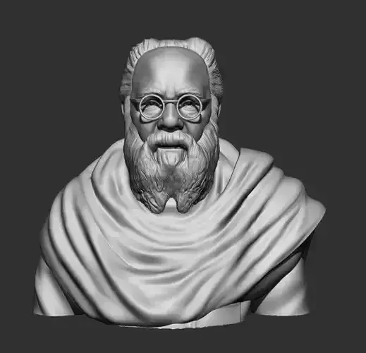 Periyar E V R portrait 3D print model