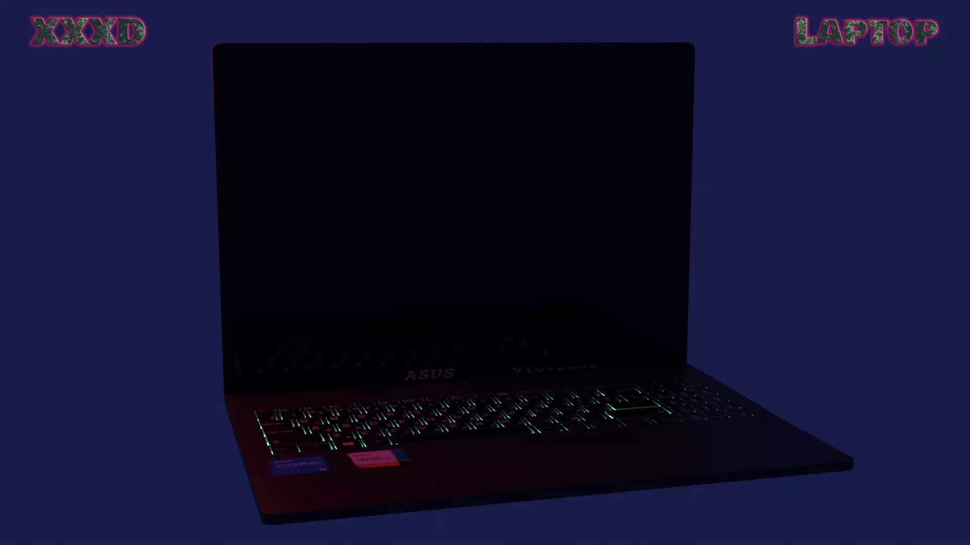 Laptop ASUS VivoBook S15 3D model