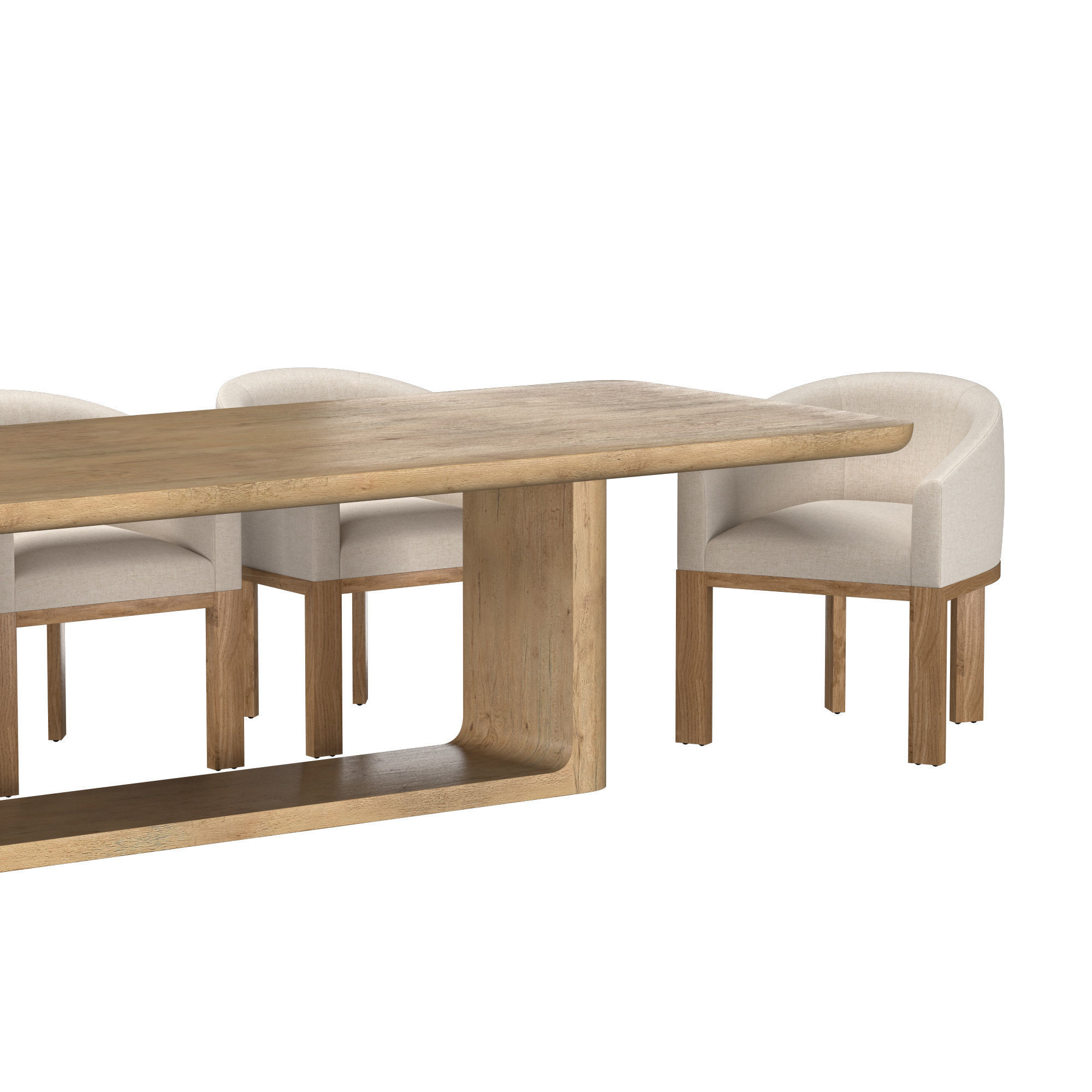 FABIAN CHAIR and OSLO OPEN TABLE 3D model_11
