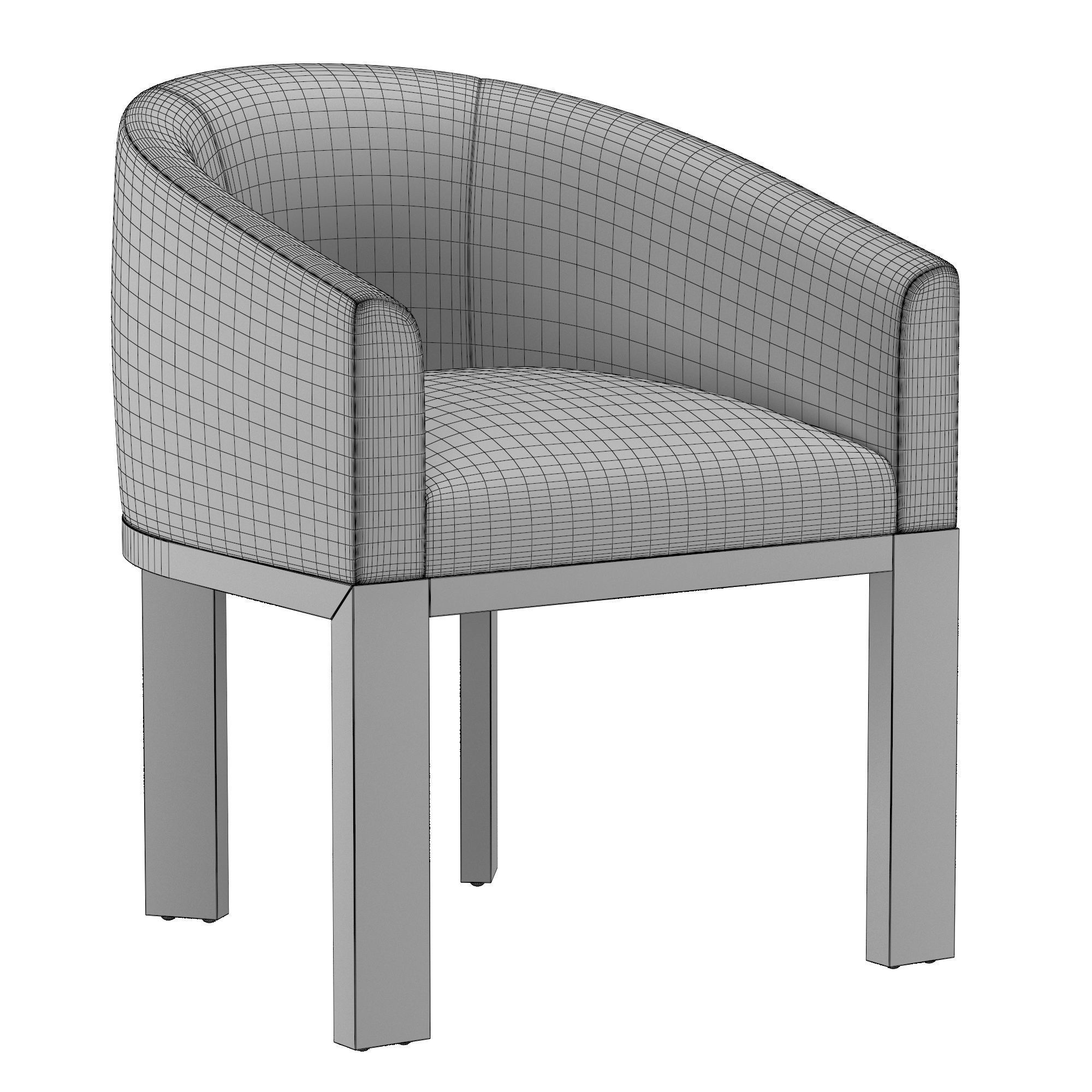 FABIAN CHAIR and OSLO OPEN TABLE 3D model_4