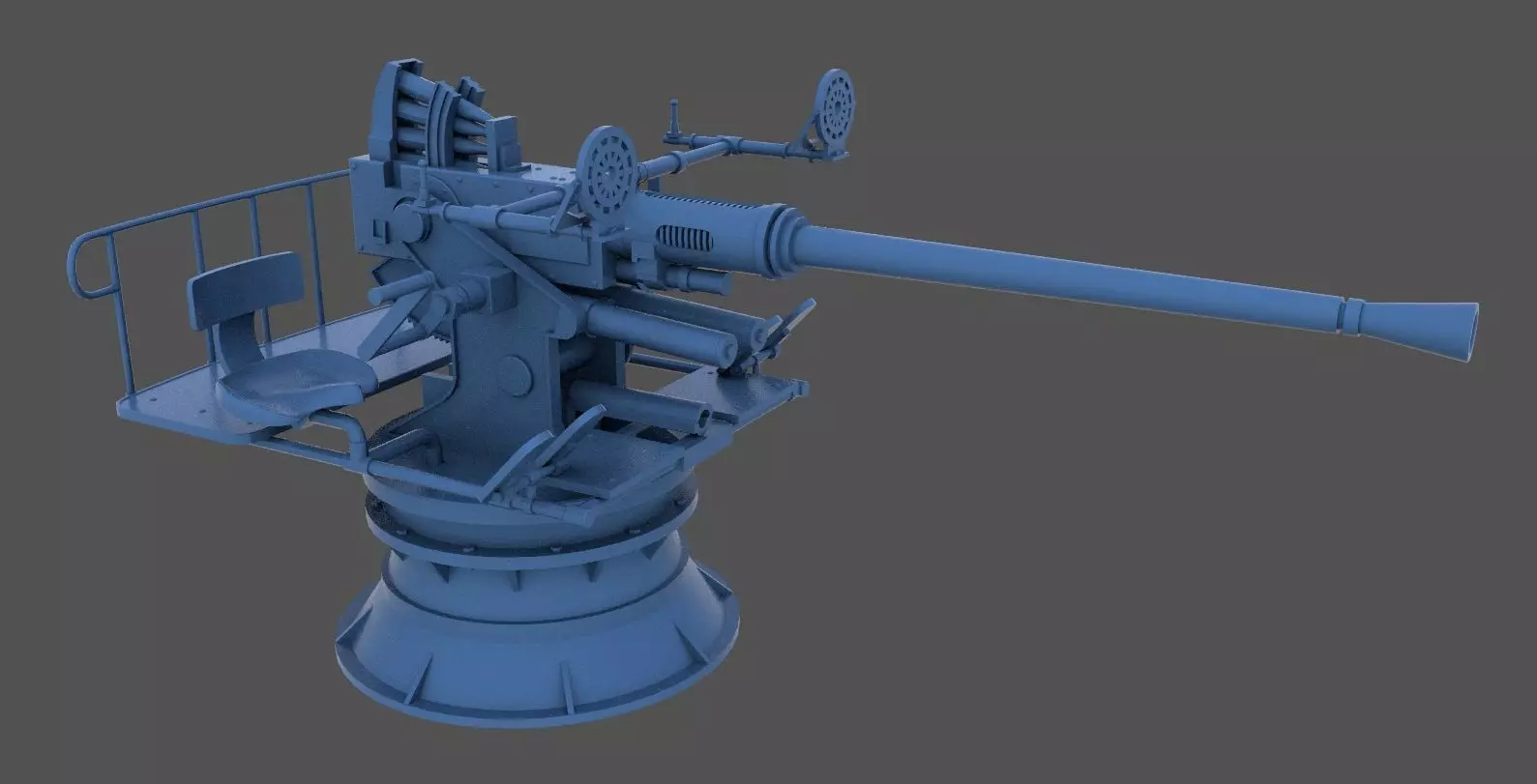 Bofors 40mm - Personal license - 1-72 scale 3D print model