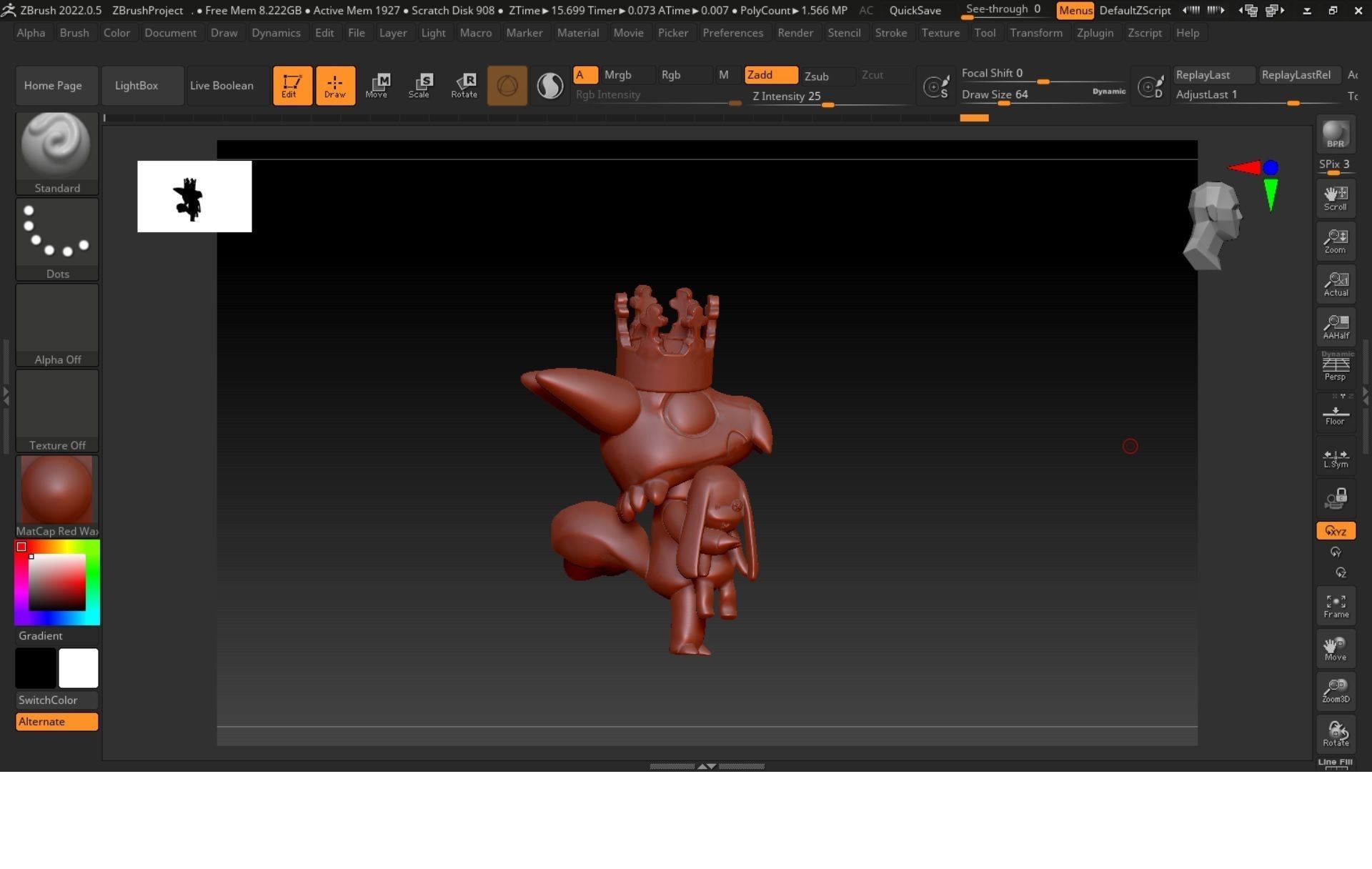 King - from Owl House animation 3D print model_5