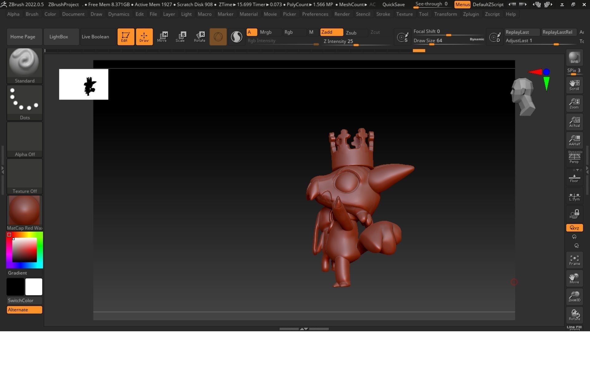 King - from Owl House animation 3D print model_3