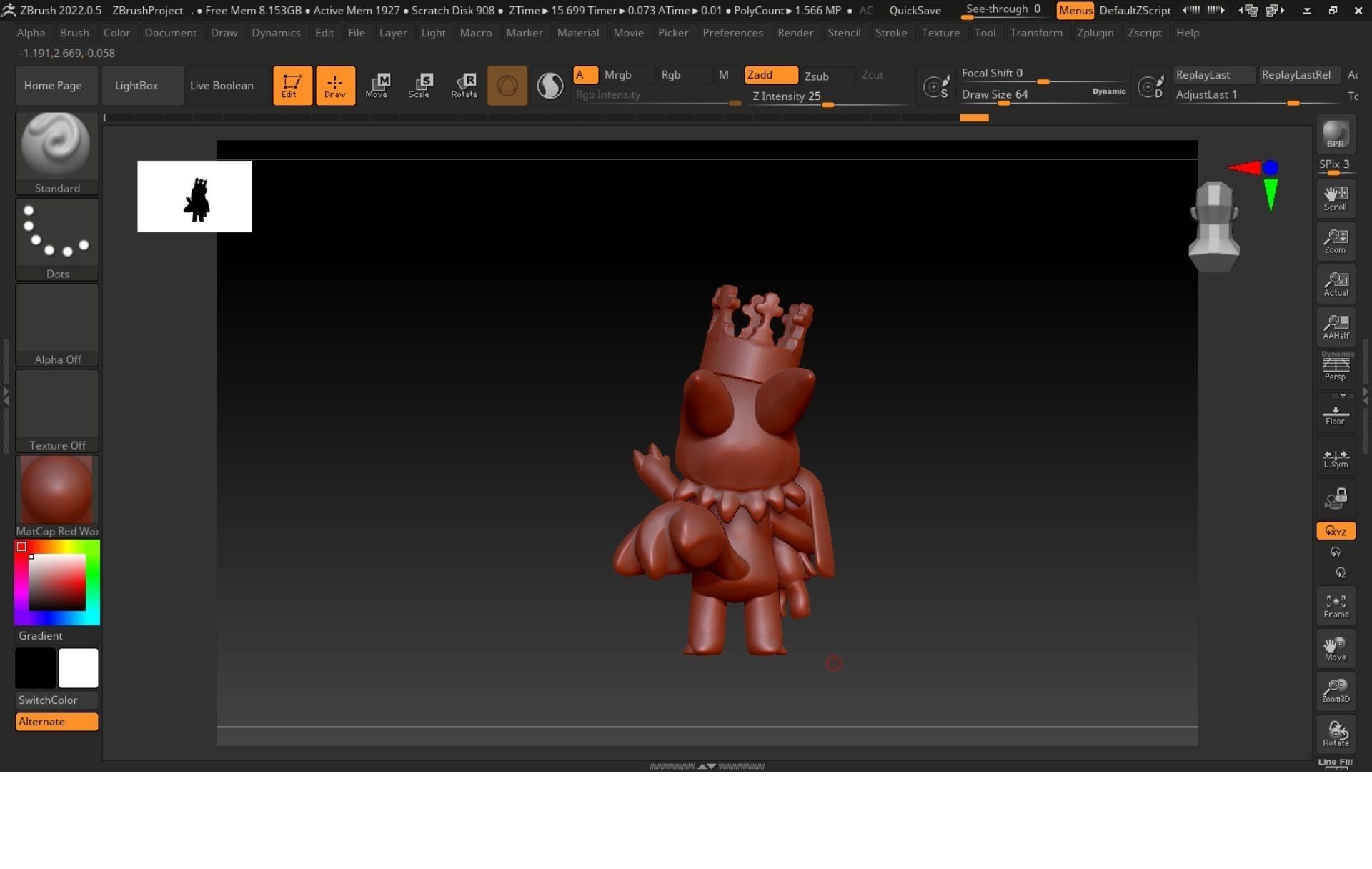 King - from Owl House animation 3D print model_4