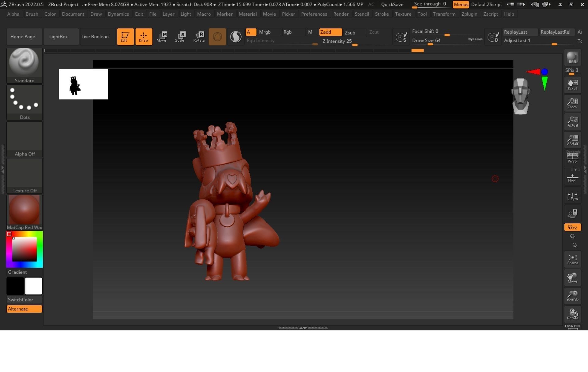 King - from Owl House animation 3D print model_6