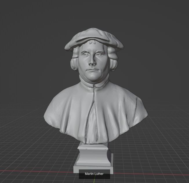 Martin Luther and John Huss 3D Model Collection_1