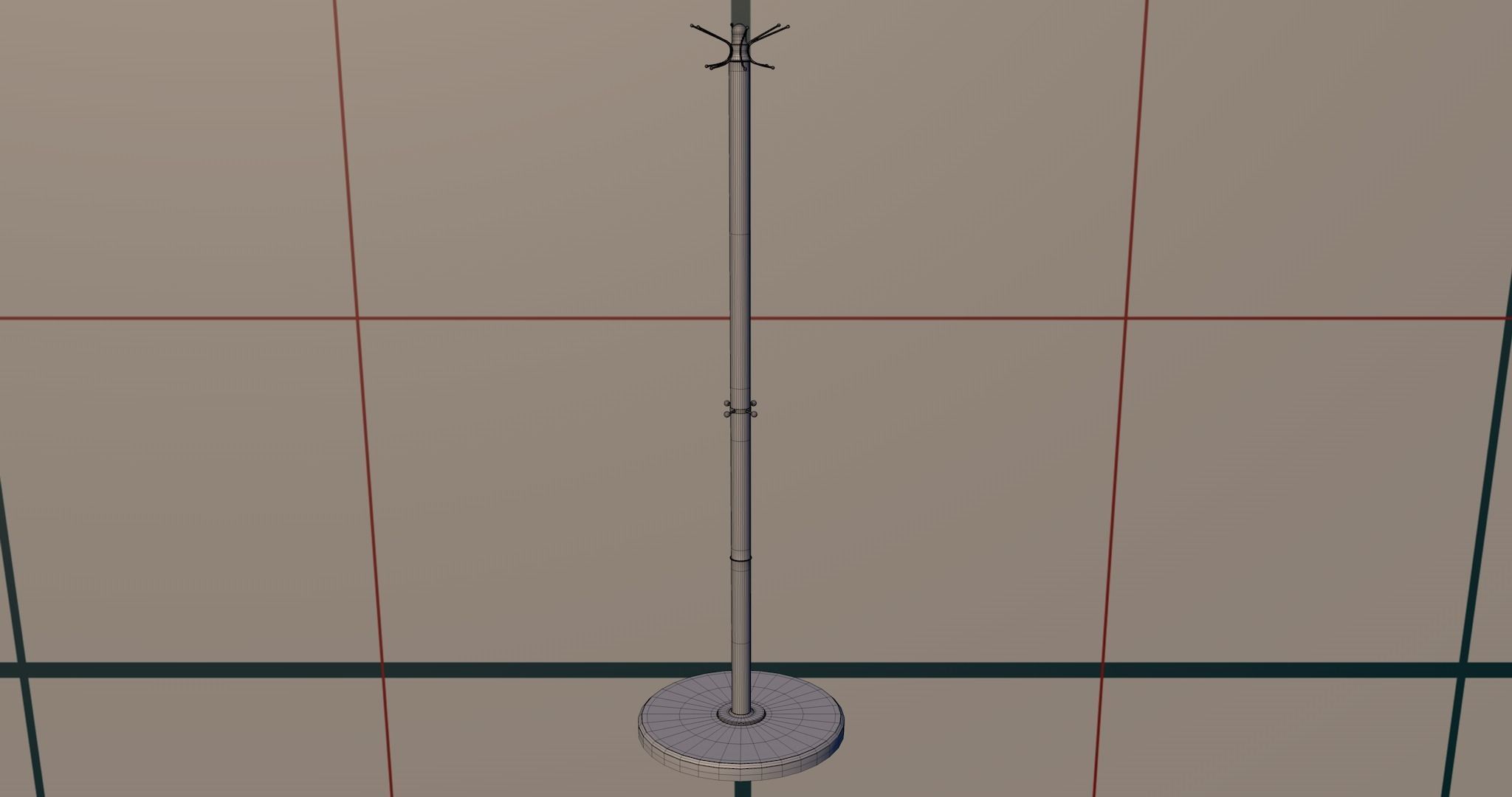 Clothe hanger PBR 3D model_7