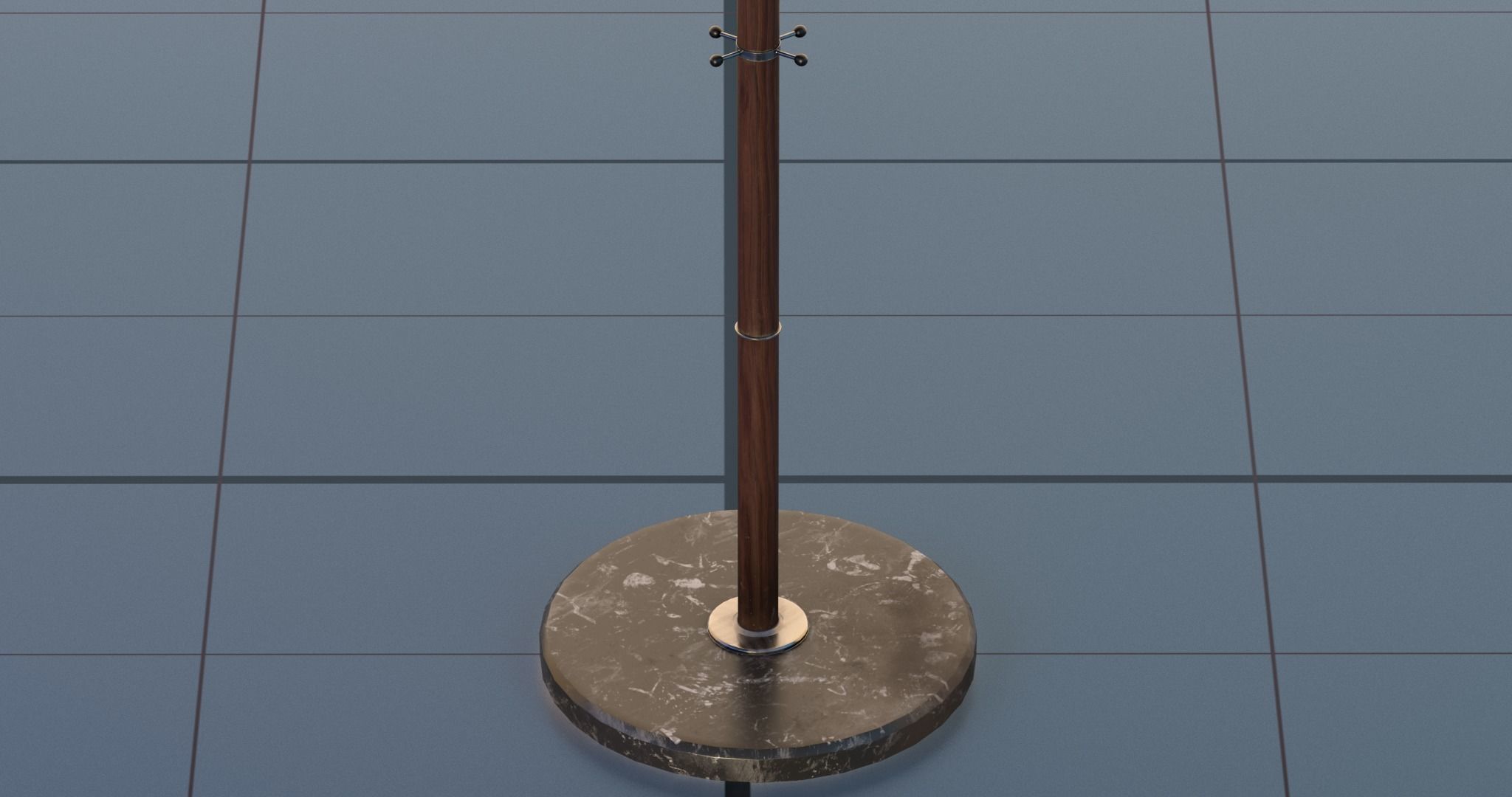 Clothe hanger PBR 3D model_4