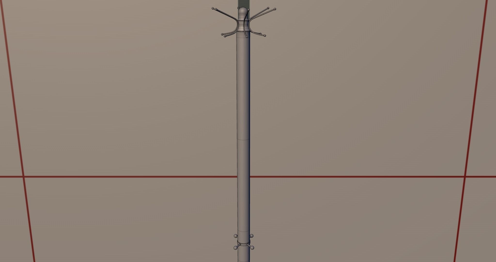 Clothe hanger PBR 3D model_8