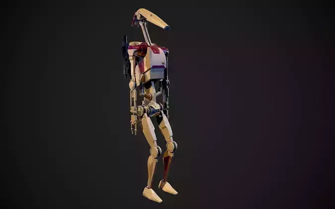 B1 Battle Droid 3D model