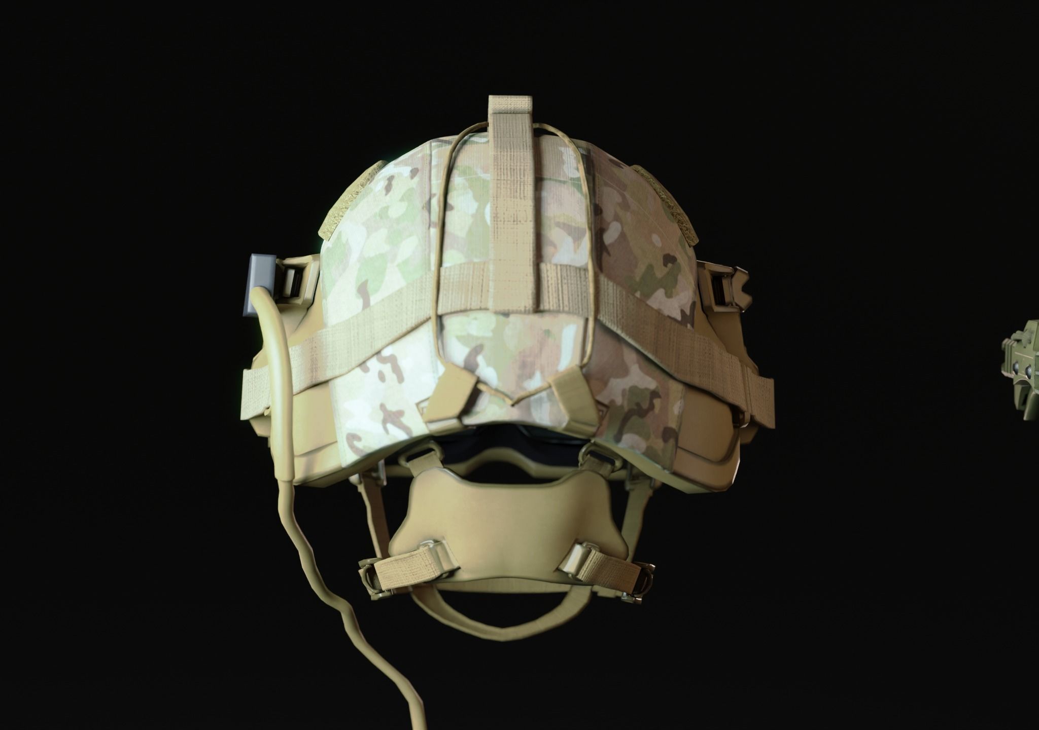 US COMBAT HELMETS ACH-IHPS Low-poly 3D model_19
