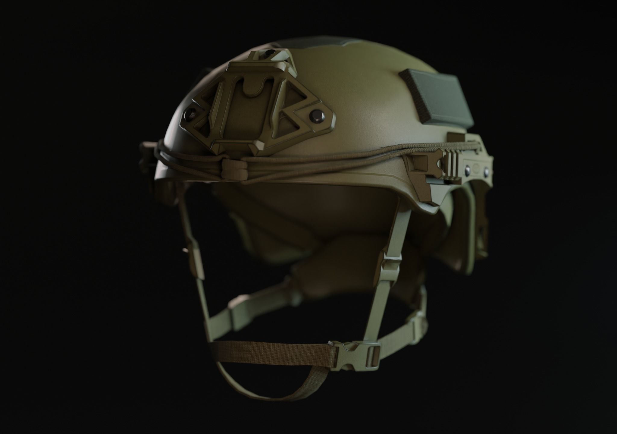 US COMBAT HELMETS ACH-IHPS Low-poly 3D model_6