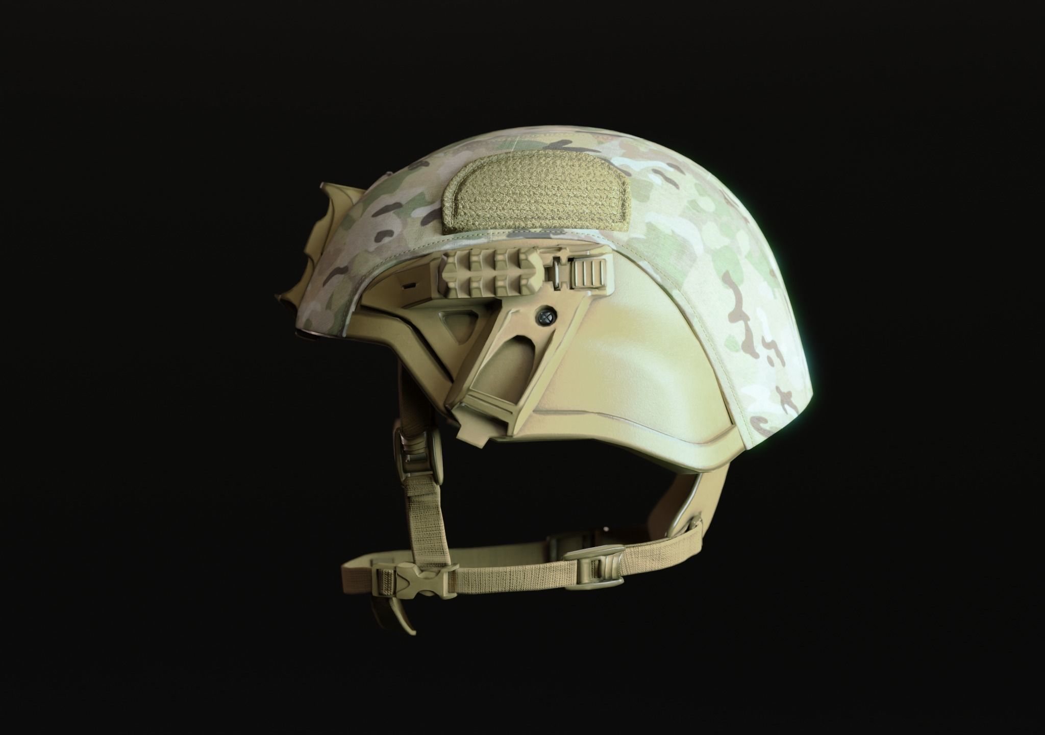 US COMBAT HELMETS ACH-IHPS Low-poly 3D model_18