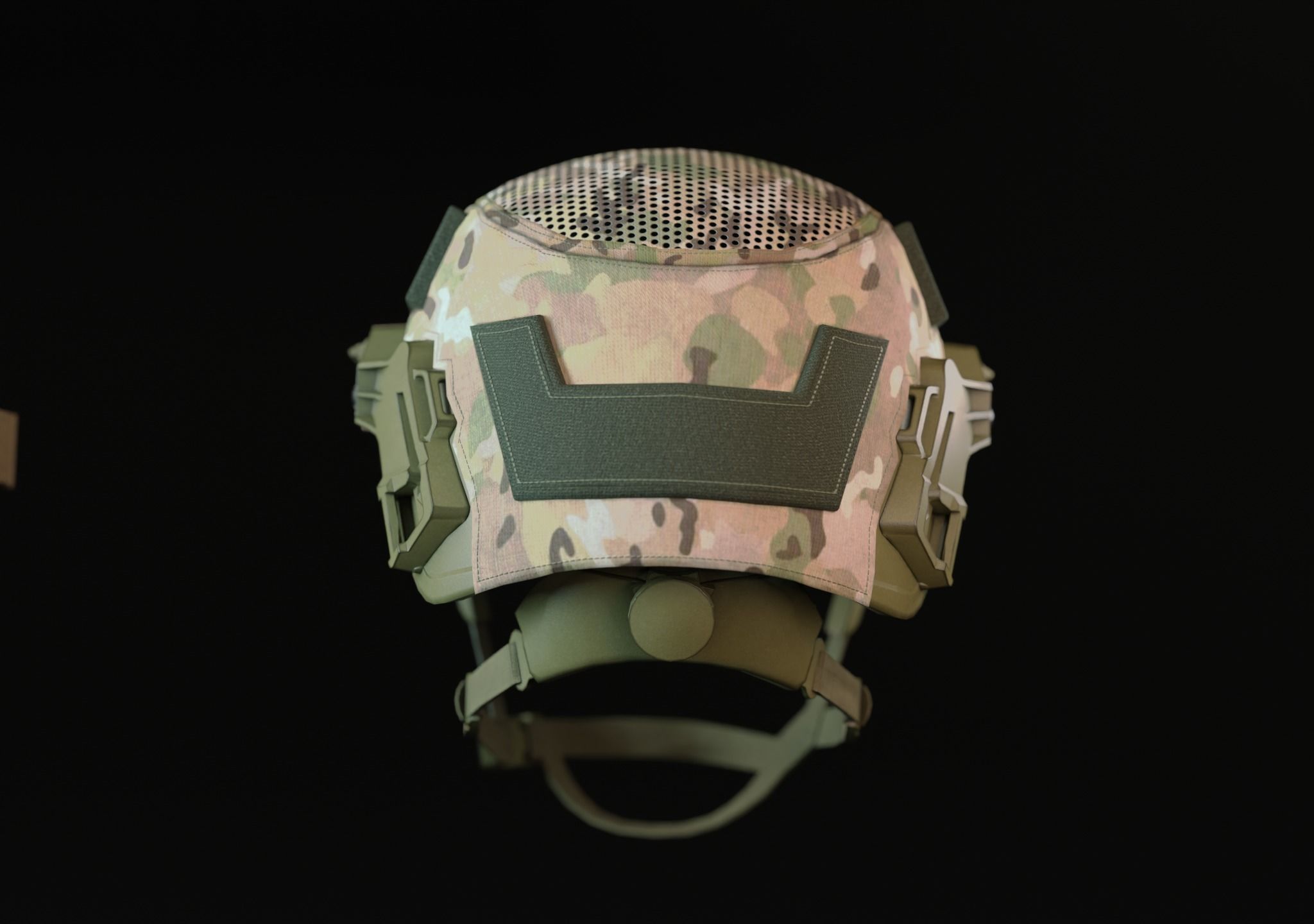 US COMBAT HELMETS ACH-IHPS Low-poly 3D model_9
