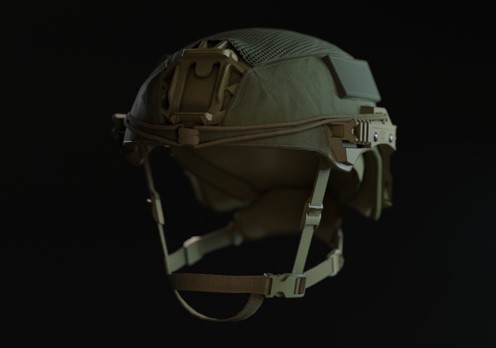 US COMBAT HELMETS ACH-IHPS Low-poly 3D model_5