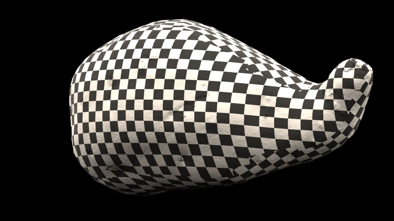 Sweet Potato Low-poly 3D model_4