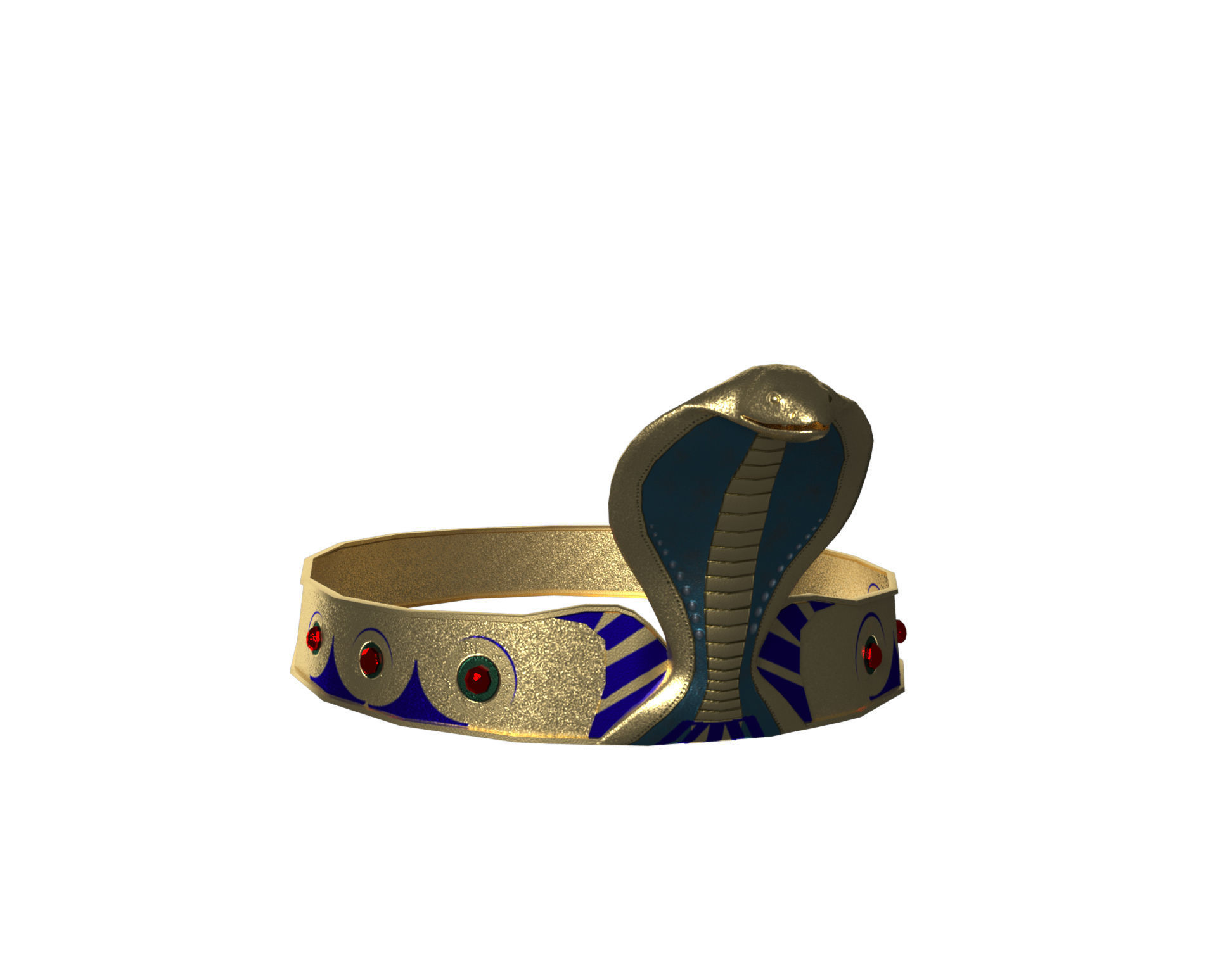 Cleopatra egyptian woman 3D model_14