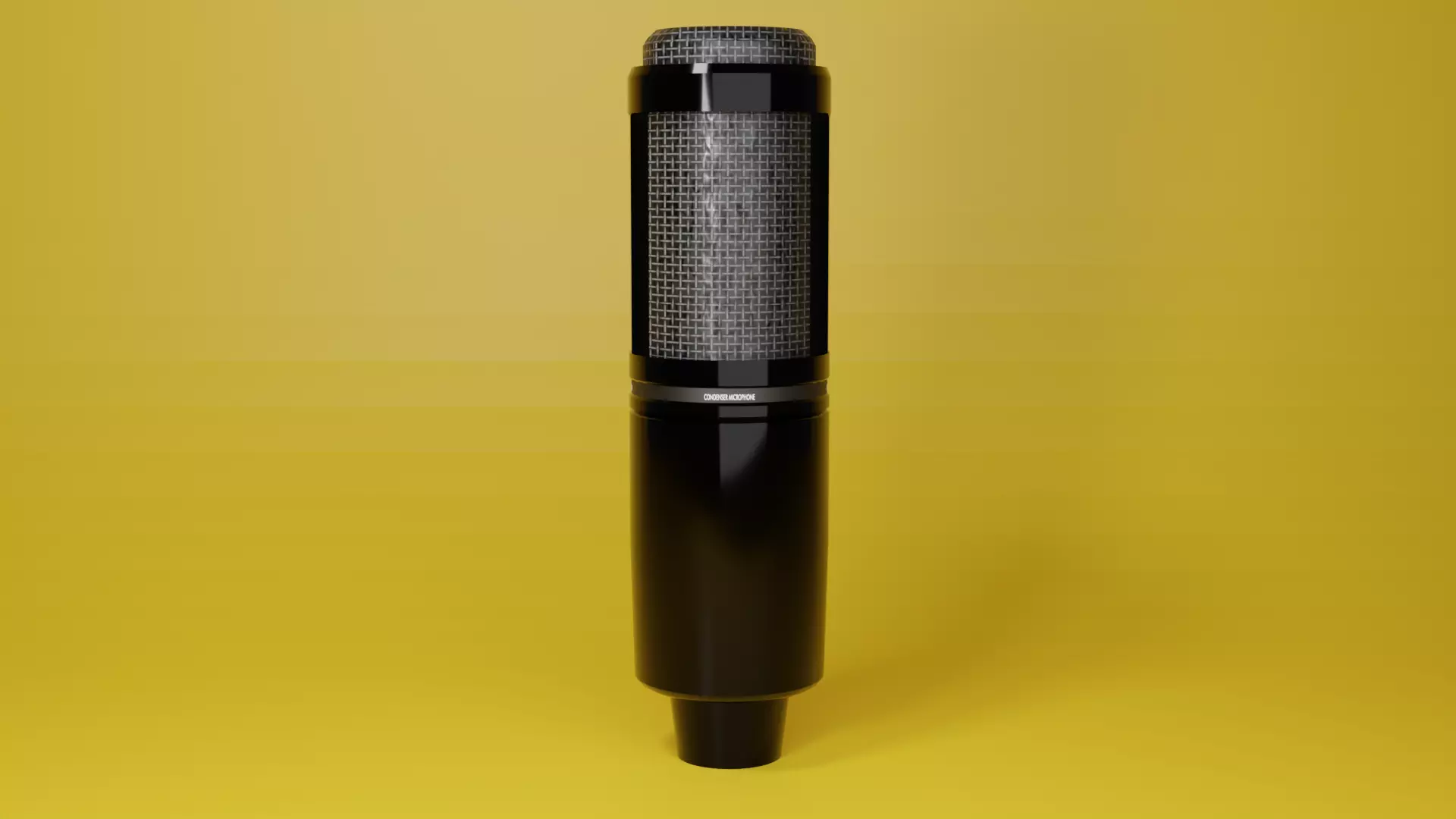 Microphone - Podcast Low poly game ready Low-poly 3D model_0