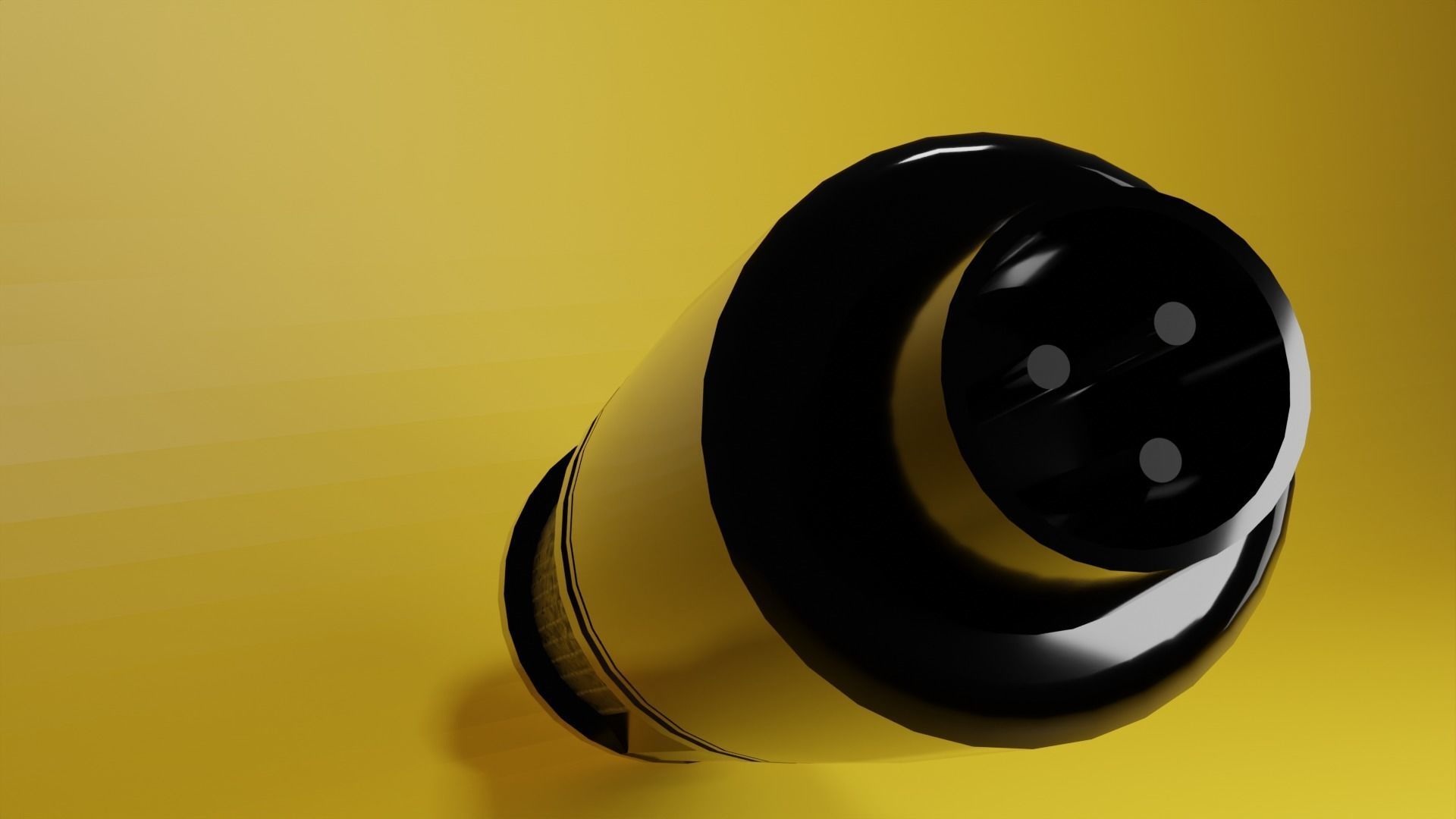 Microphone - Podcast Low poly game ready Low-poly 3D model_3