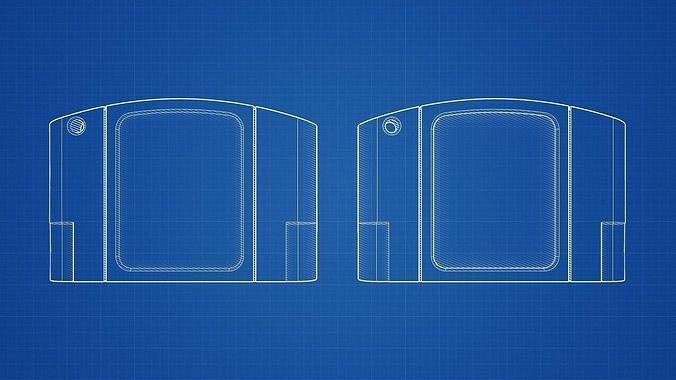 Nintendo 64 Cartridge Keychain 3D print model